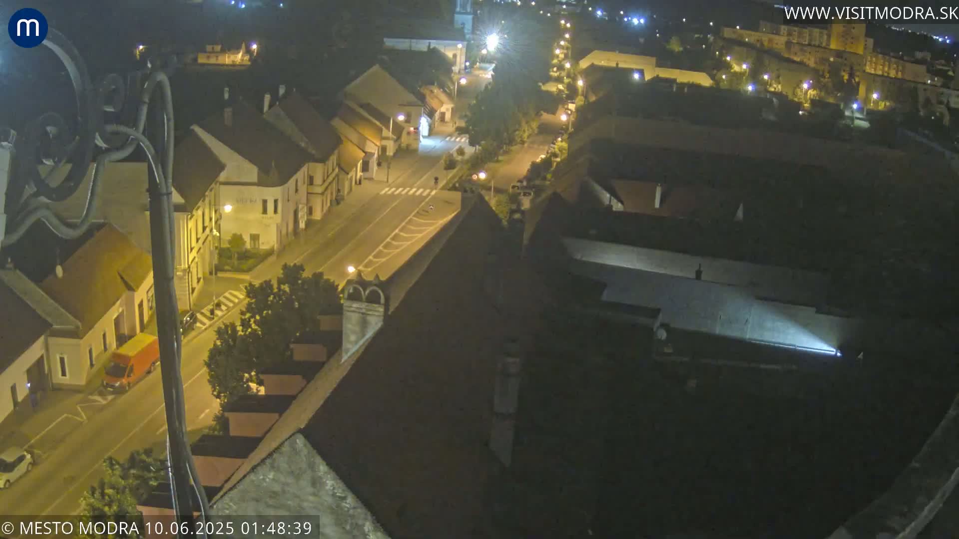 Modra South View Skyline Live Cam - Modra, Okres Pezinok, Bratislava, Slovakia