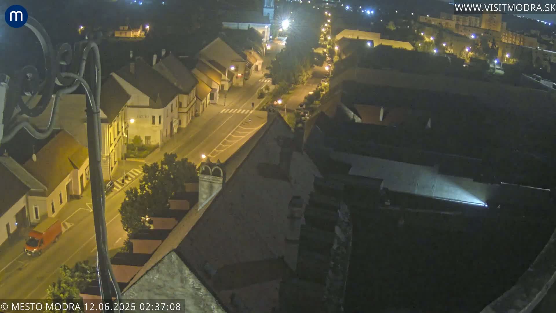 Modra South View Skyline Live Cam - Modra, Okres Pezinok, Bratislava, Slovakia