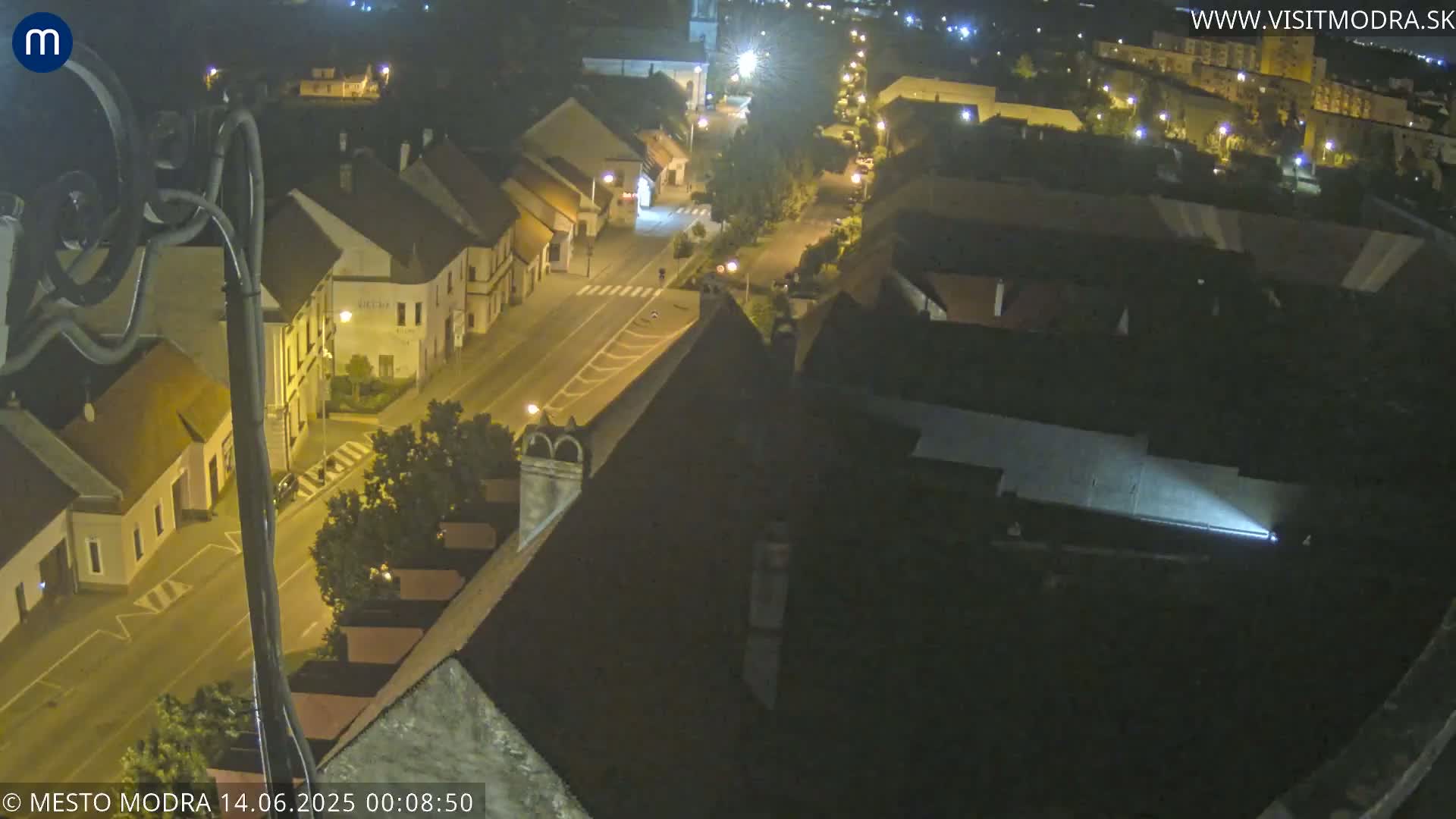 Modra South View Skyline Live Cam - Modra, Okres Pezinok, Bratislava, Slovakia