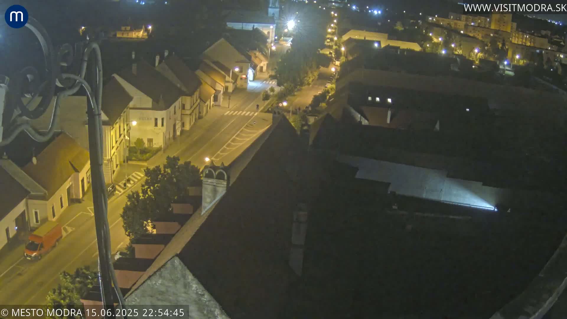 Modra South View Skyline Live Cam - Modra, Okres Pezinok, Bratislava, Slovakia