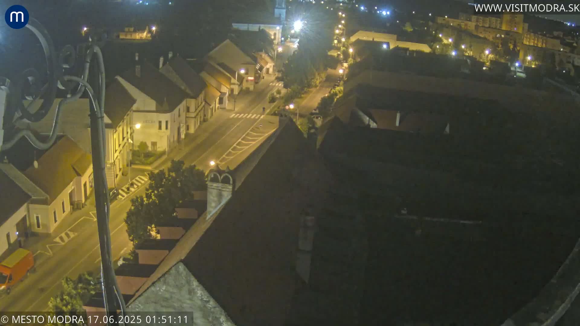 Modra South View Skyline Live Cam - Modra, Okres Pezinok, Bratislava, Slovakia