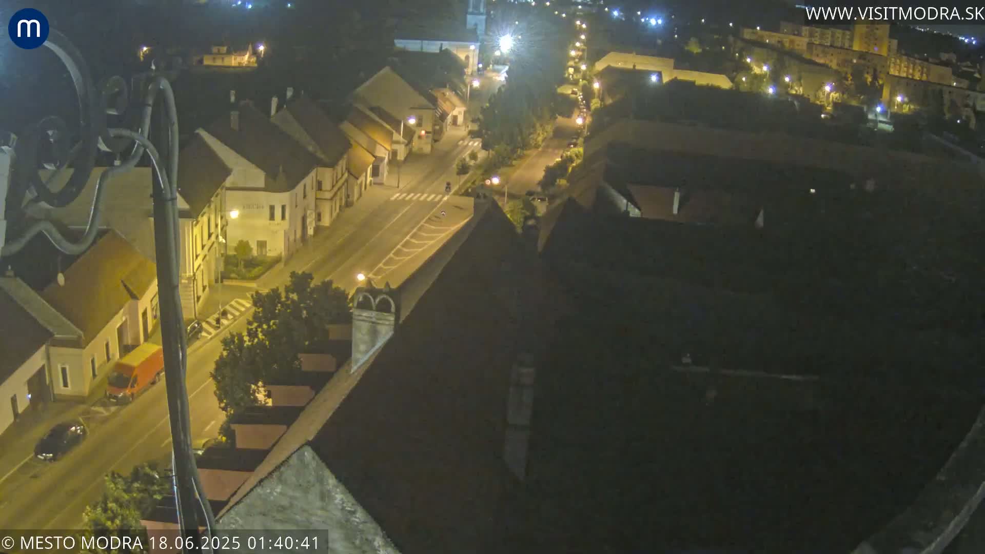 Modra South View Skyline Live Cam - Modra, Okres Pezinok, Bratislava, Slovakia
