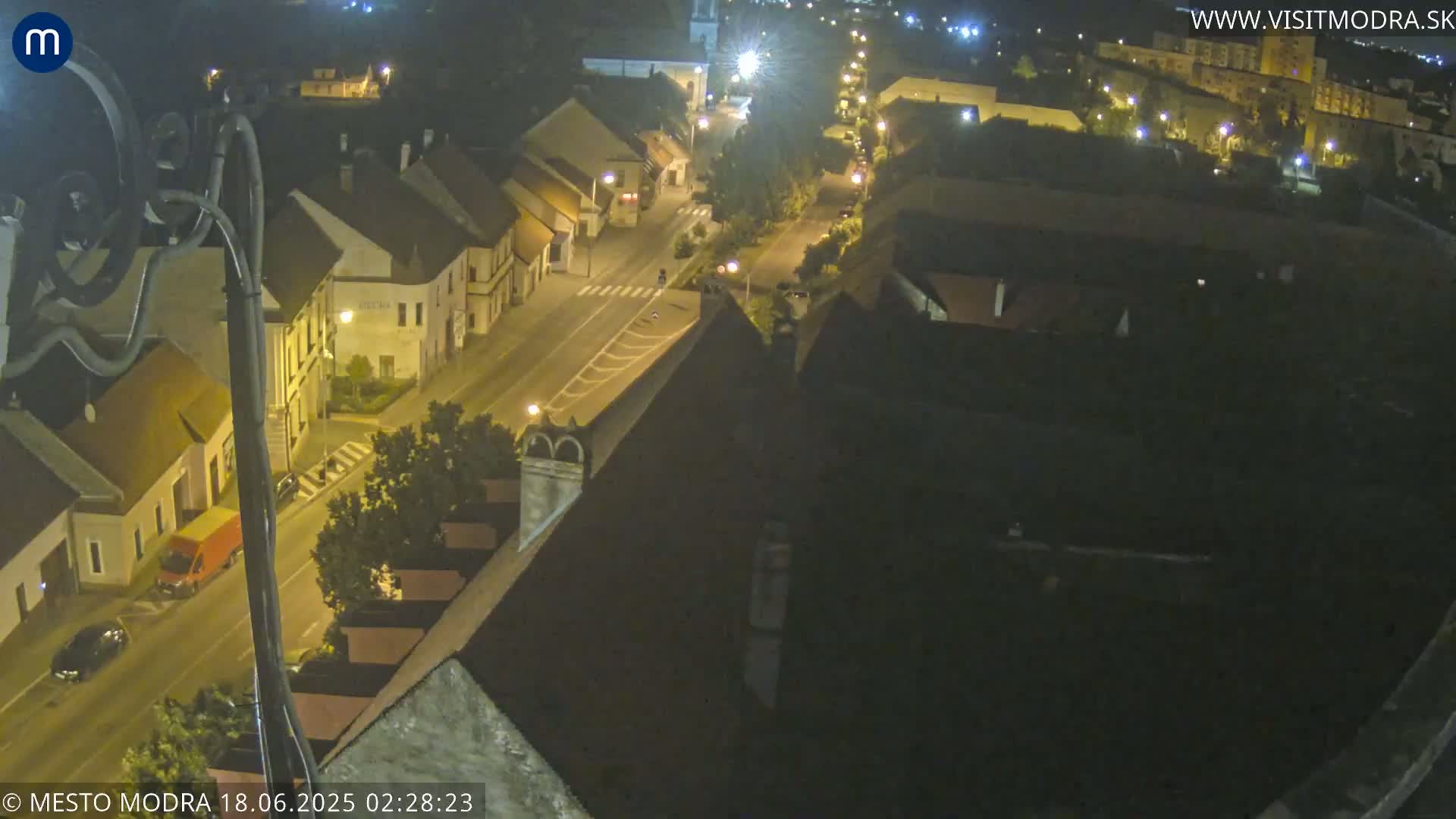 Modra South View Skyline Live Cam - Modra, Okres Pezinok, Bratislava, Slovakia