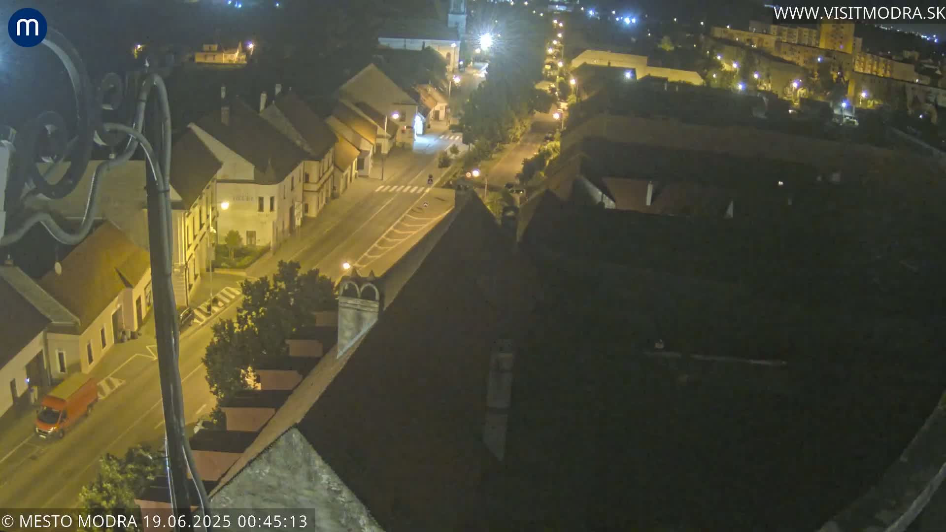 Modra South View Skyline Live Cam - Modra, Okres Pezinok, Bratislava, Slovakia