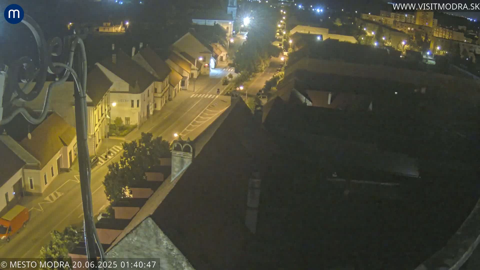 Modra South View Skyline Live Cam - Modra, Okres Pezinok, Bratislava, Slovakia