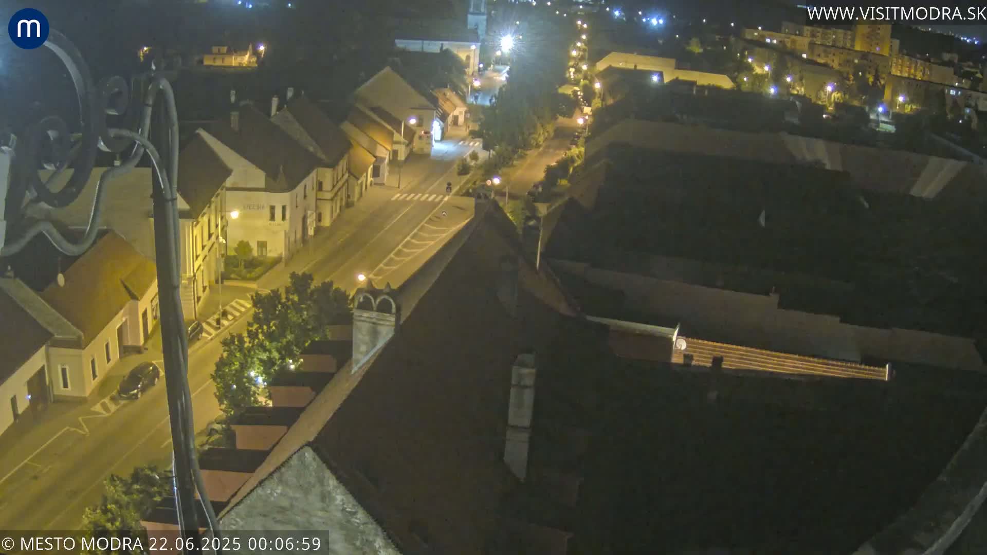 Modra South View Skyline Live Cam - Modra, Okres Pezinok, Bratislava, Slovakia