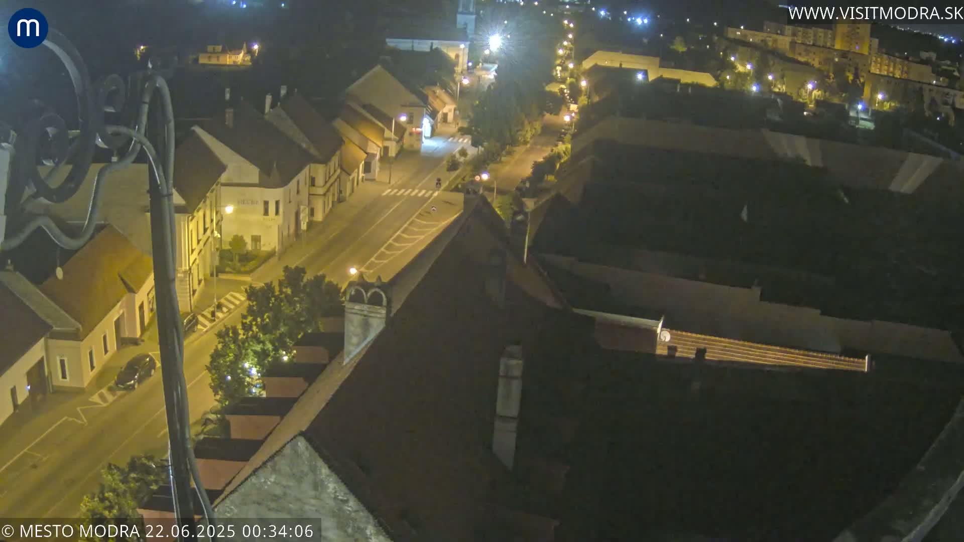 Modra South View Skyline Live Cam - Modra, Okres Pezinok, Bratislava, Slovakia