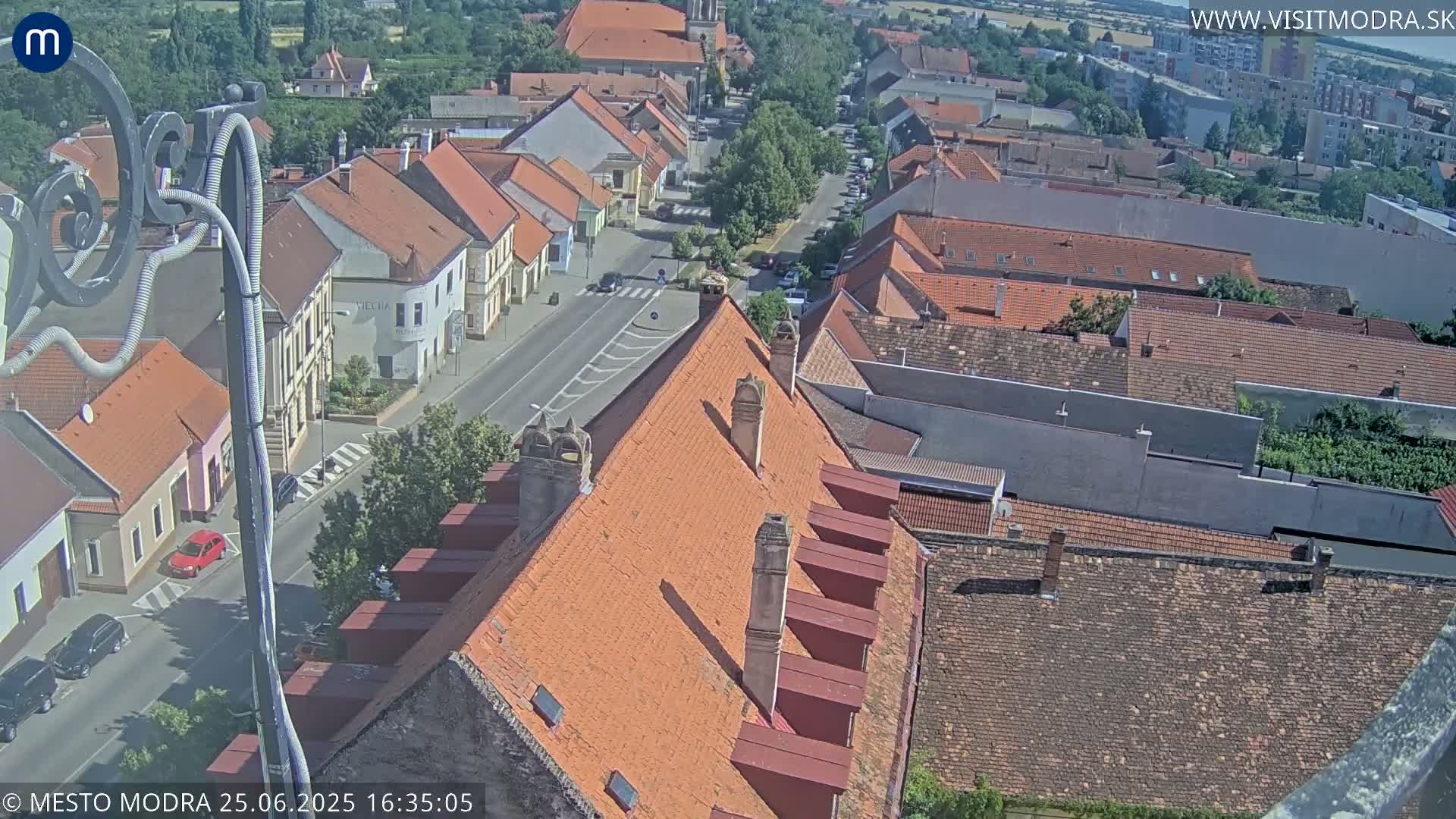 Modra South View Skyline Live Cam - Modra, Okres Pezinok, Bratislava, Slovakia