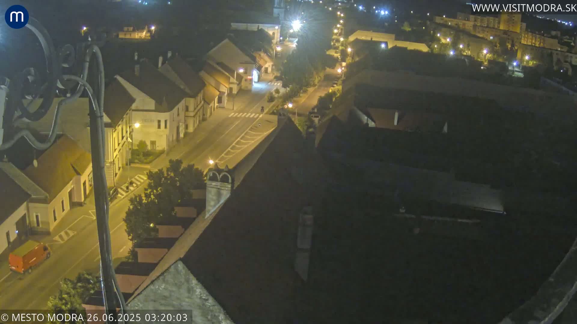 Modra South View Skyline Live Cam - Modra, Okres Pezinok, Bratislava, Slovakia
