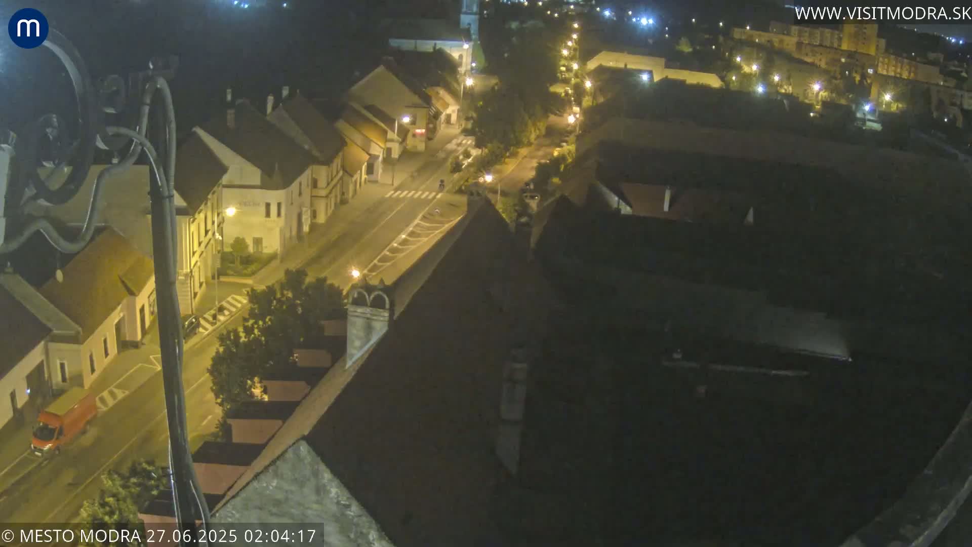 Modra South View Skyline Live Cam - Modra, Okres Pezinok, Bratislava, Slovakia
