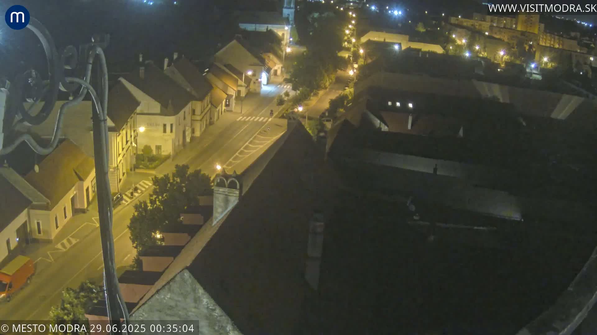 Modra South View Skyline Live Cam - Modra, Okres Pezinok, Bratislava, Slovakia