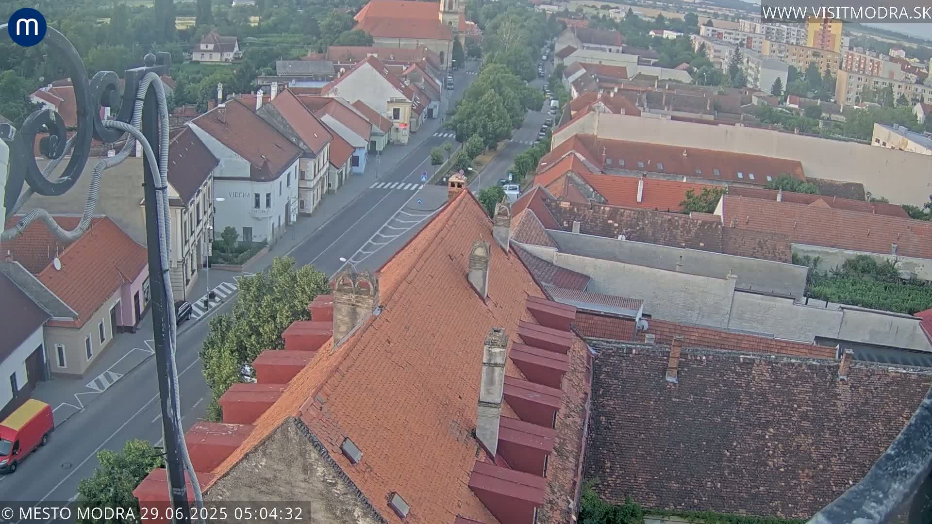 Modra South View Skyline Live Cam - Modra, Okres Pezinok, Bratislava, Slovakia