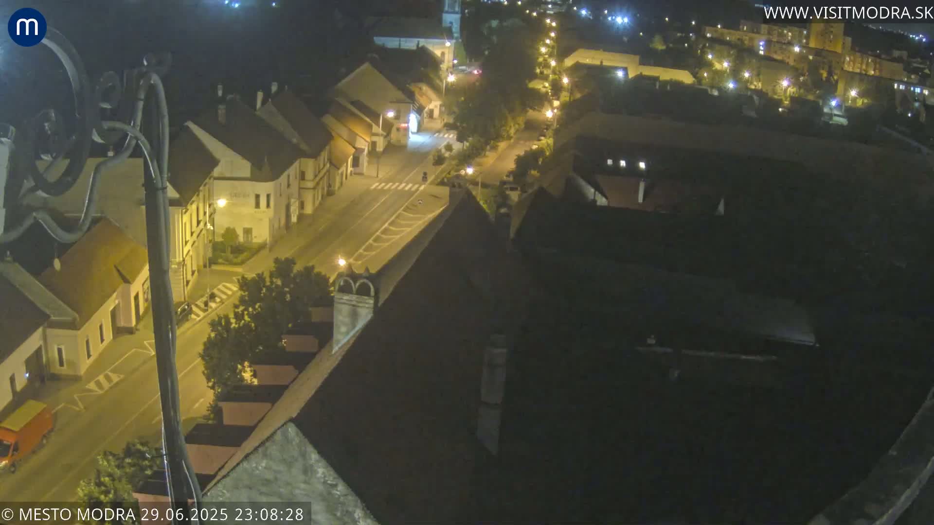 Modra South View Skyline Live Cam - Modra, Okres Pezinok, Bratislava, Slovakia