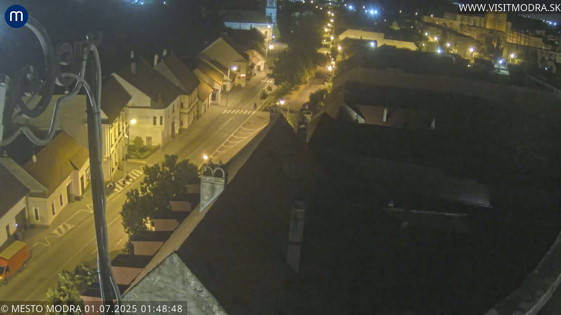 Modra South View Skyline Live Cam - Modra, Okres Pezinok, Bratislava, Slovakia
