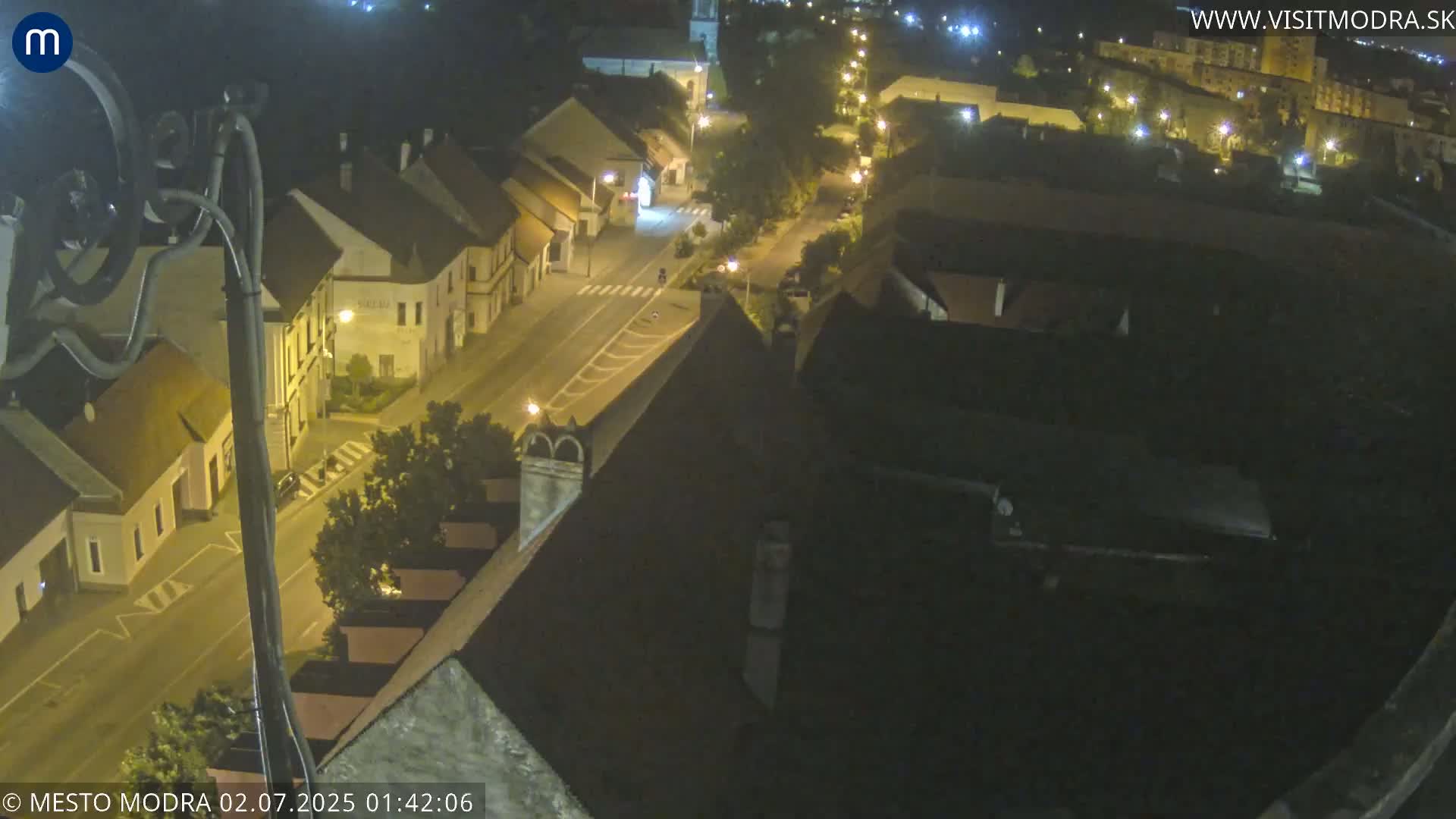 Modra South View Skyline Live Cam - Modra, Okres Pezinok, Bratislava, Slovakia