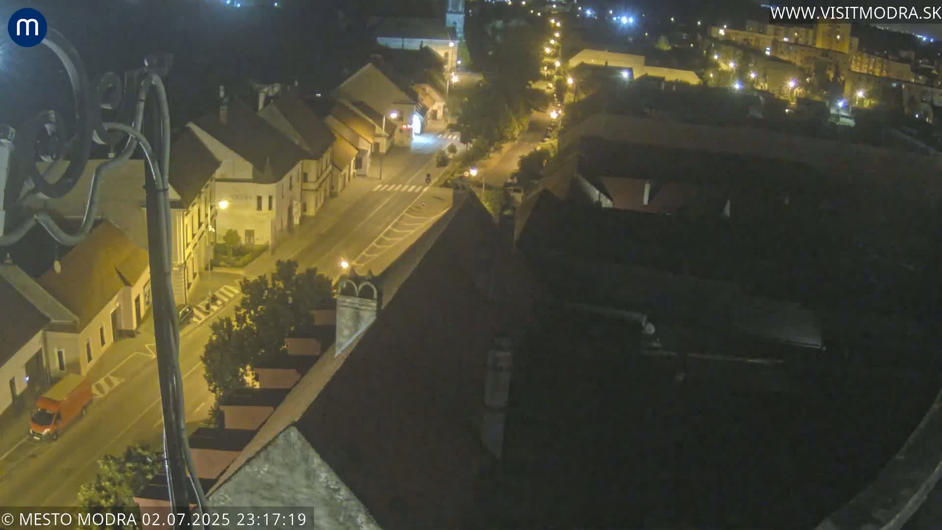 Modra South View Skyline Live Cam - Modra, Okres Pezinok, Bratislava, Slovakia