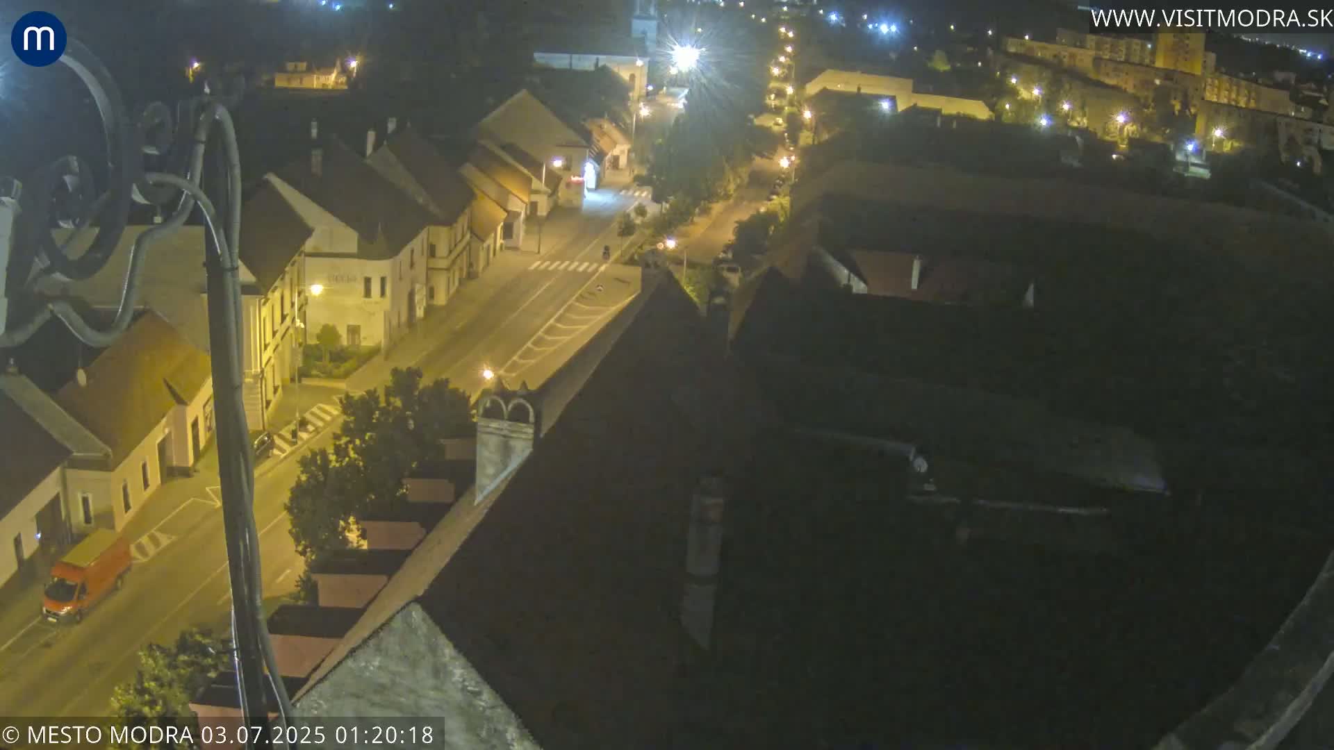 Modra South View Skyline Live Cam - Modra, Okres Pezinok, Bratislava, Slovakia