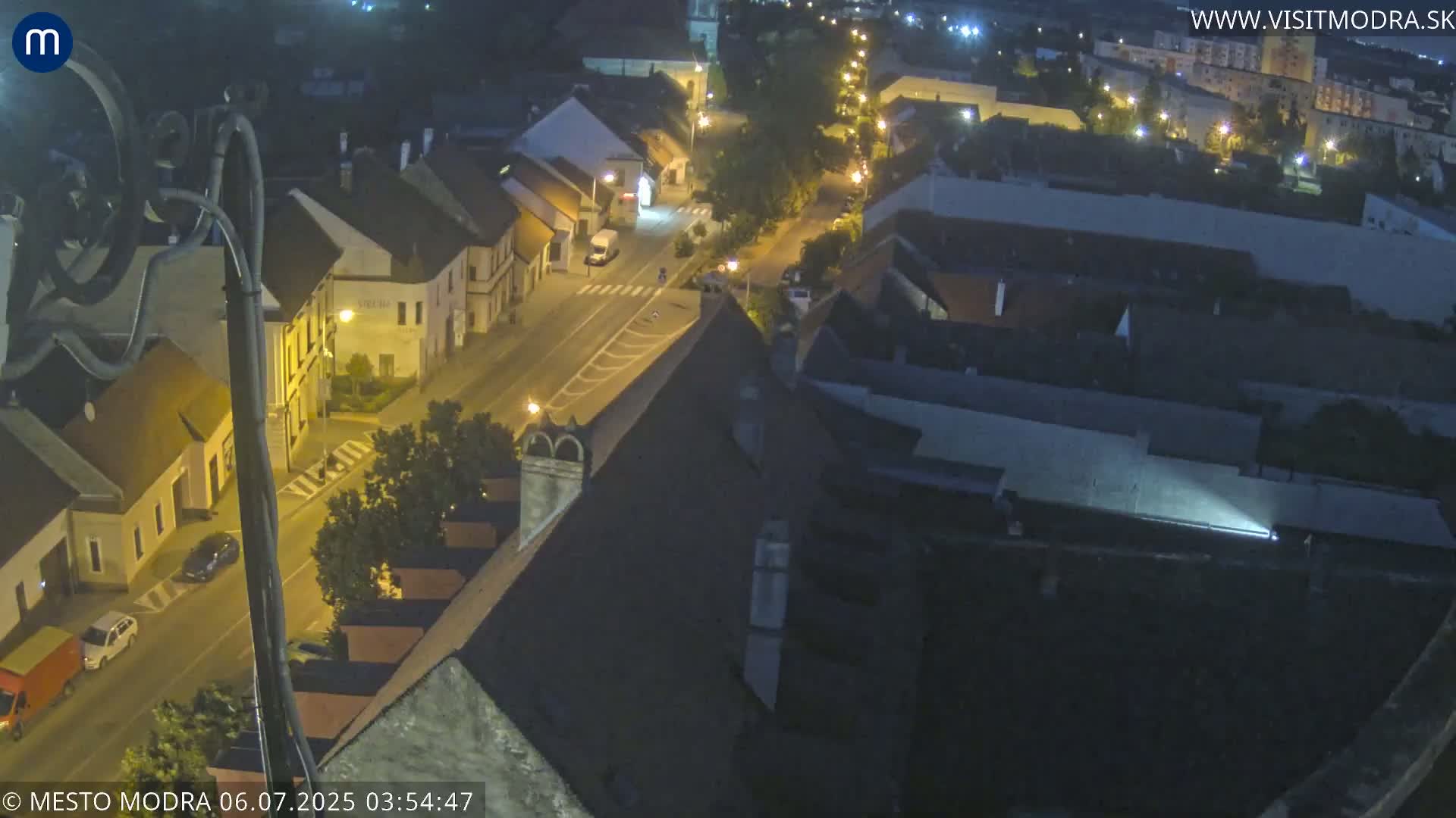 Modra South View Skyline Live Cam - Modra, Okres Pezinok, Bratislava, Slovakia