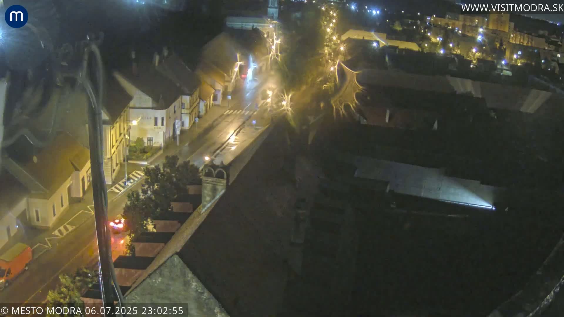Modra South View Skyline Live Cam - Modra, Okres Pezinok, Bratislava, Slovakia