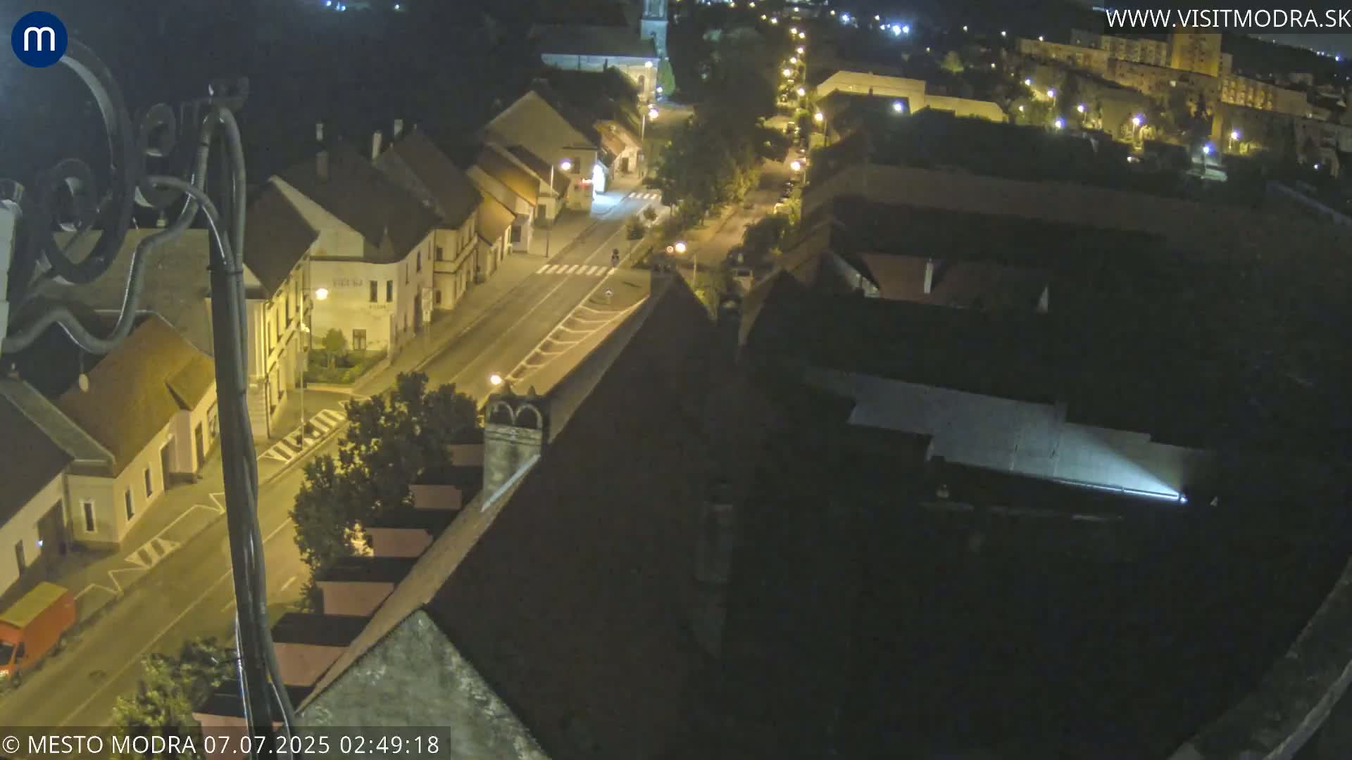 Modra South View Skyline Live Cam - Modra, Okres Pezinok, Bratislava, Slovakia