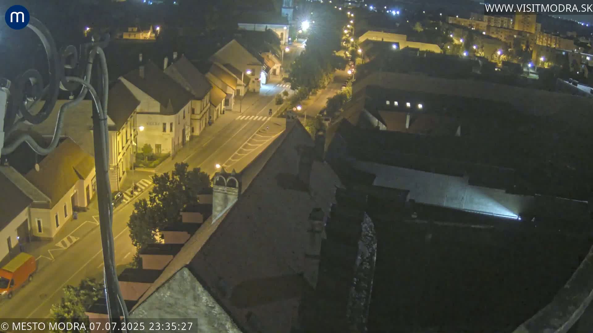 Modra South View Skyline Live Cam - Modra, Okres Pezinok, Bratislava, Slovakia
