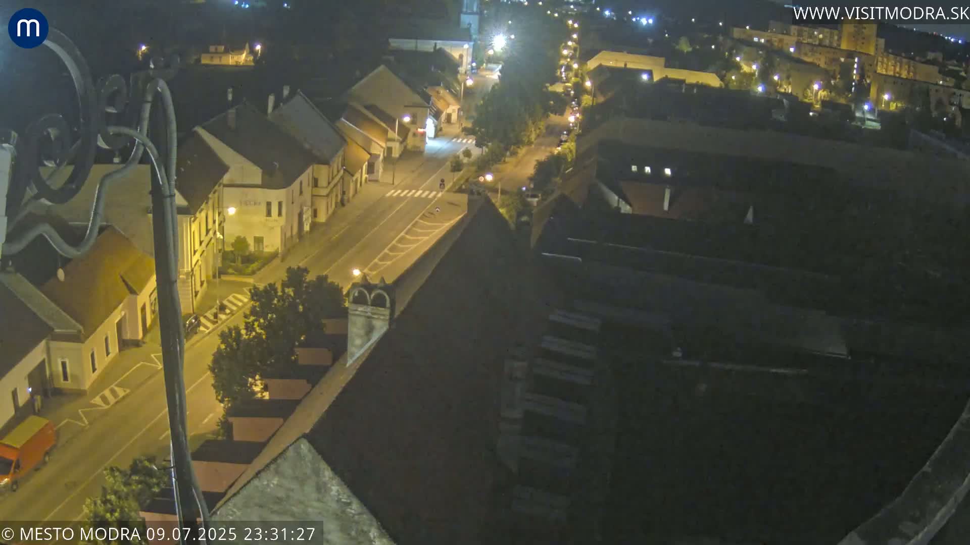 Modra South View Skyline Live Cam - Modra, Okres Pezinok, Bratislava, Slovakia