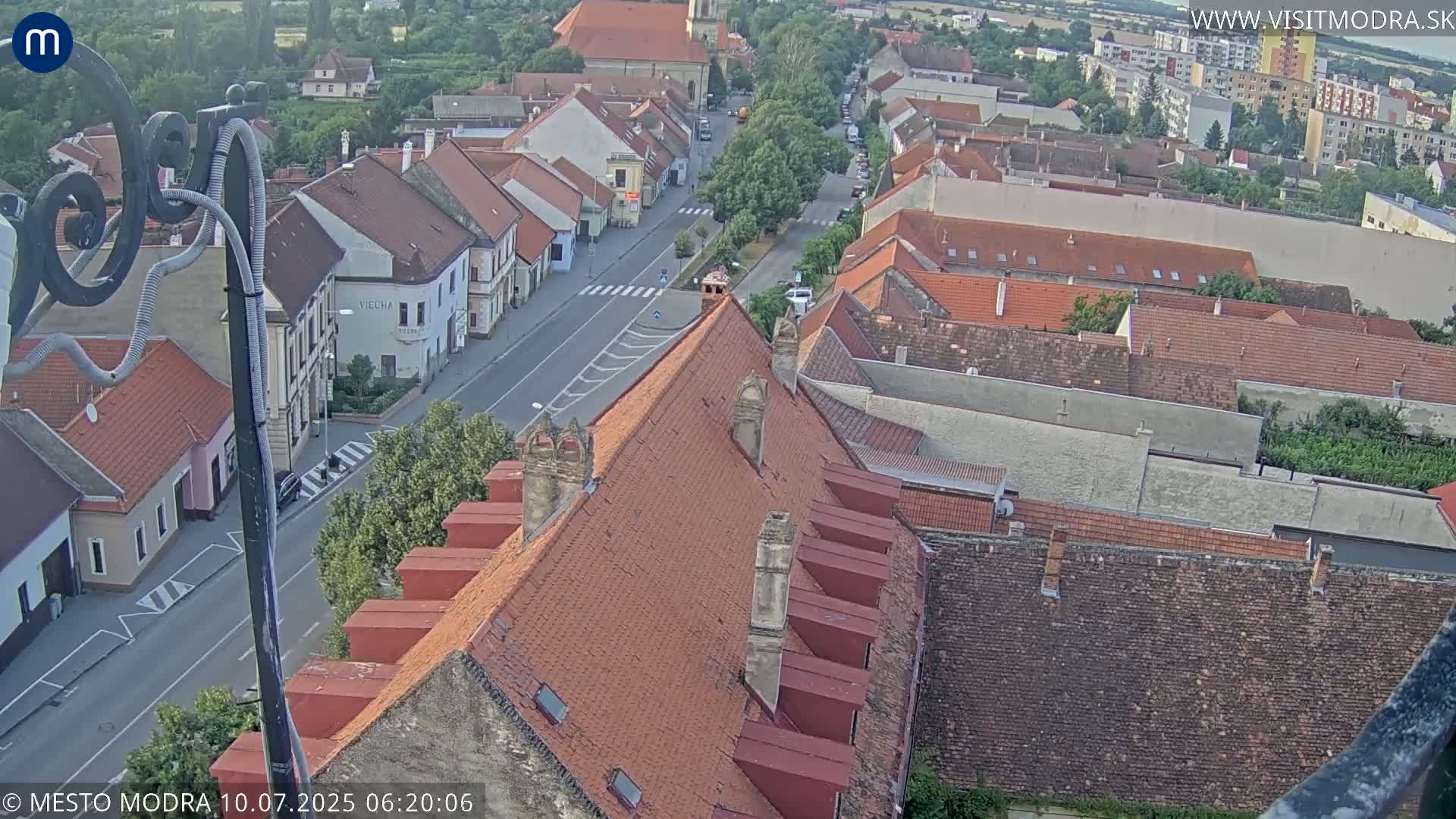 Modra South View Skyline Live Cam - Modra, Okres Pezinok, Bratislava, Slovakia