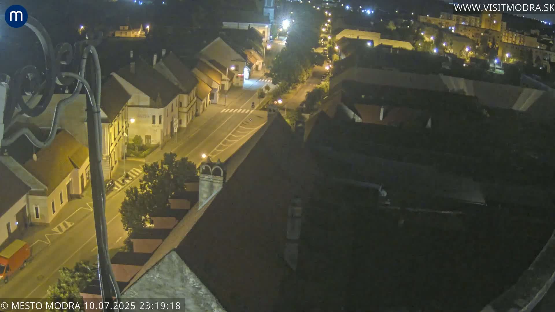 Modra South View Skyline Live Cam - Modra, Okres Pezinok, Bratislava, Slovakia