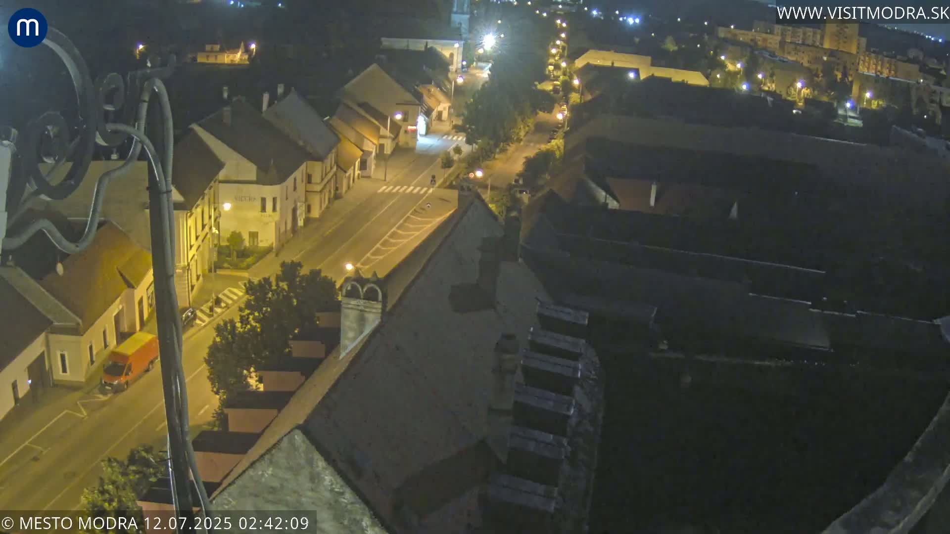 Modra South View Skyline Live Cam - Modra, Okres Pezinok, Bratislava, Slovakia