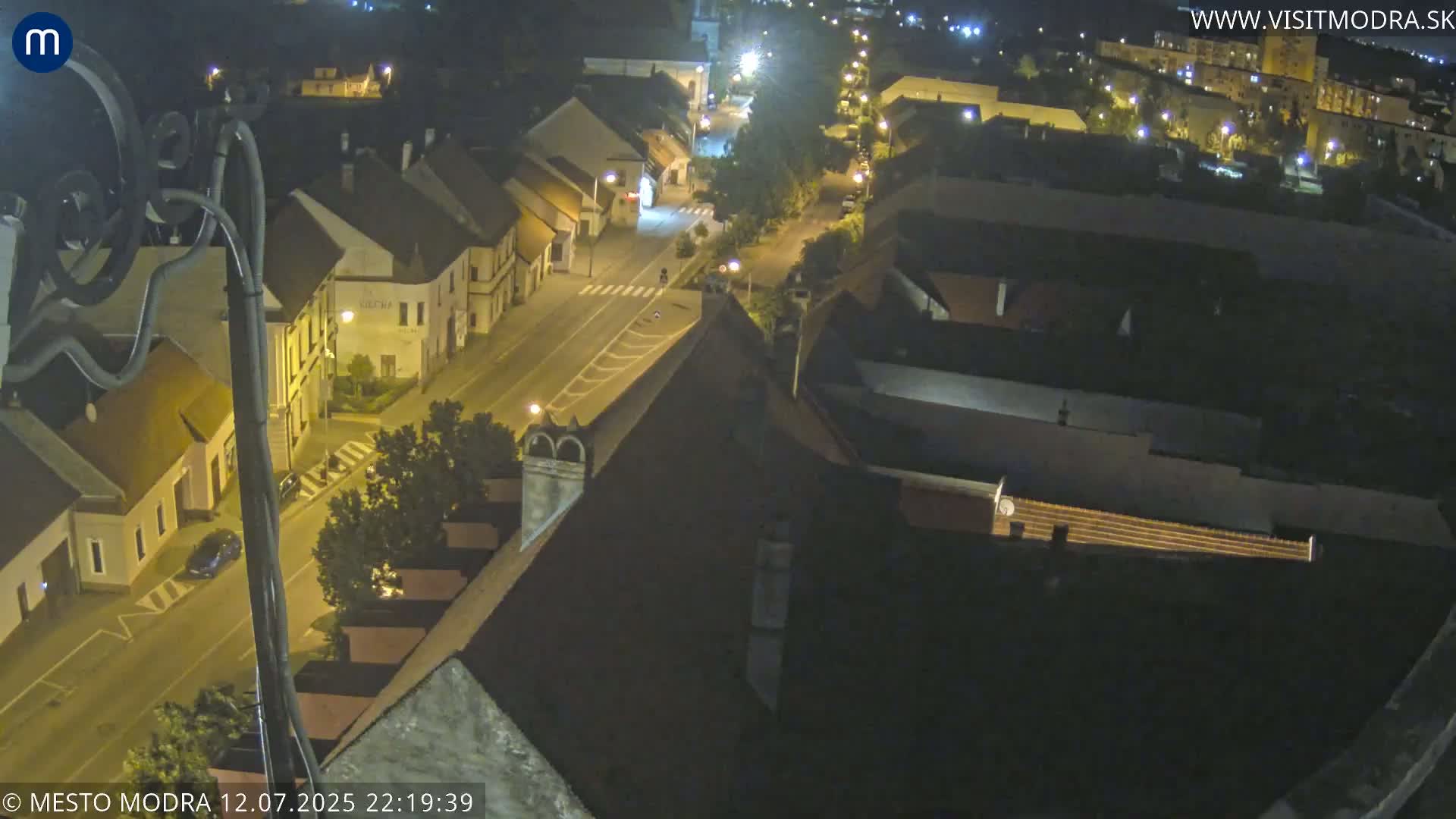 Modra South View Skyline Live Cam - Modra, Okres Pezinok, Bratislava, Slovakia