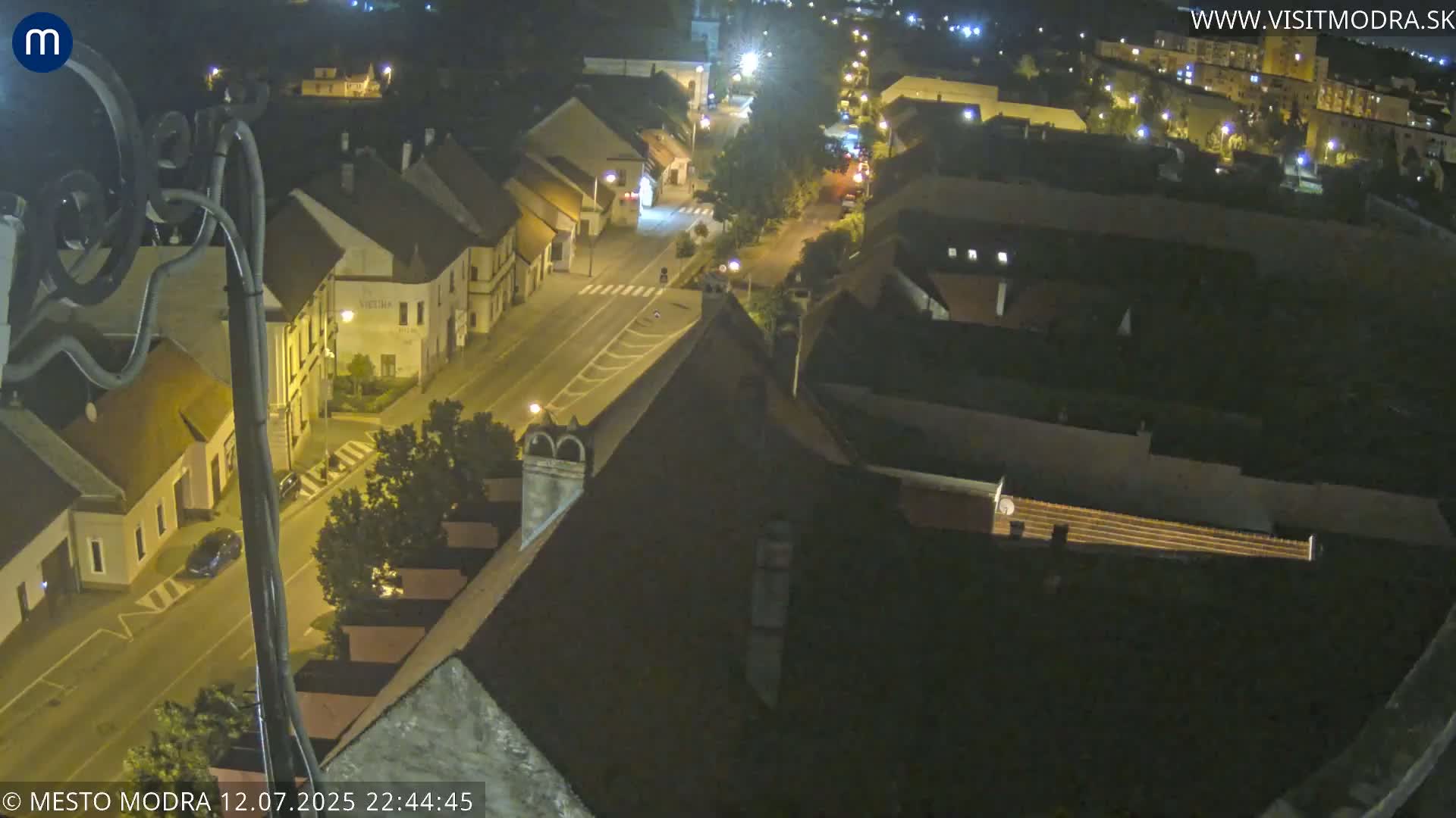 Modra South View Skyline Live Cam - Modra, Okres Pezinok, Bratislava, Slovakia