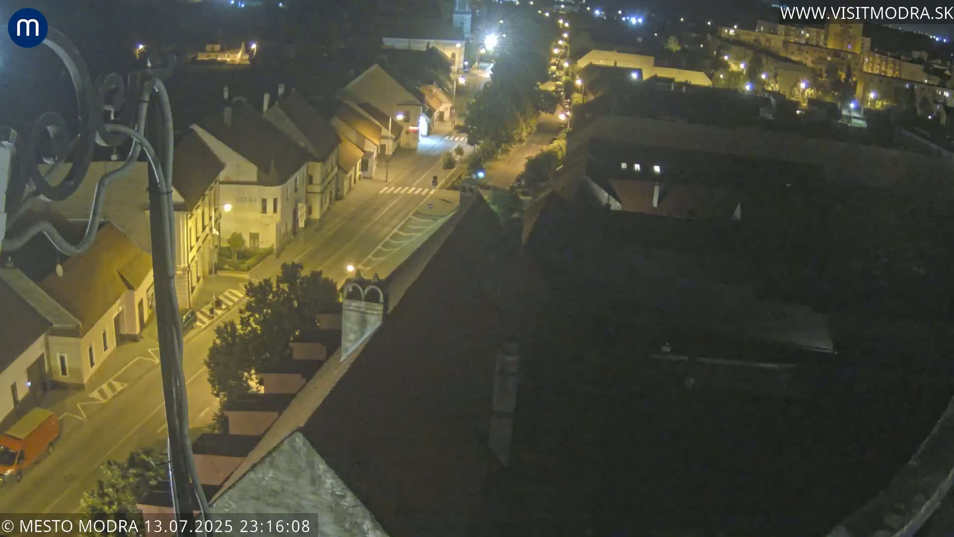 Modra South View Skyline Live Cam - Modra, Okres Pezinok, Bratislava, Slovakia