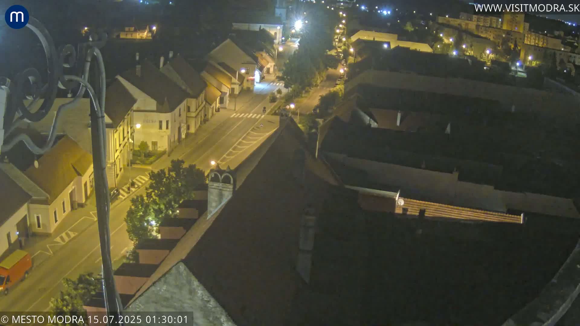 Modra South View Skyline Live Cam - Modra, Okres Pezinok, Bratislava, Slovakia