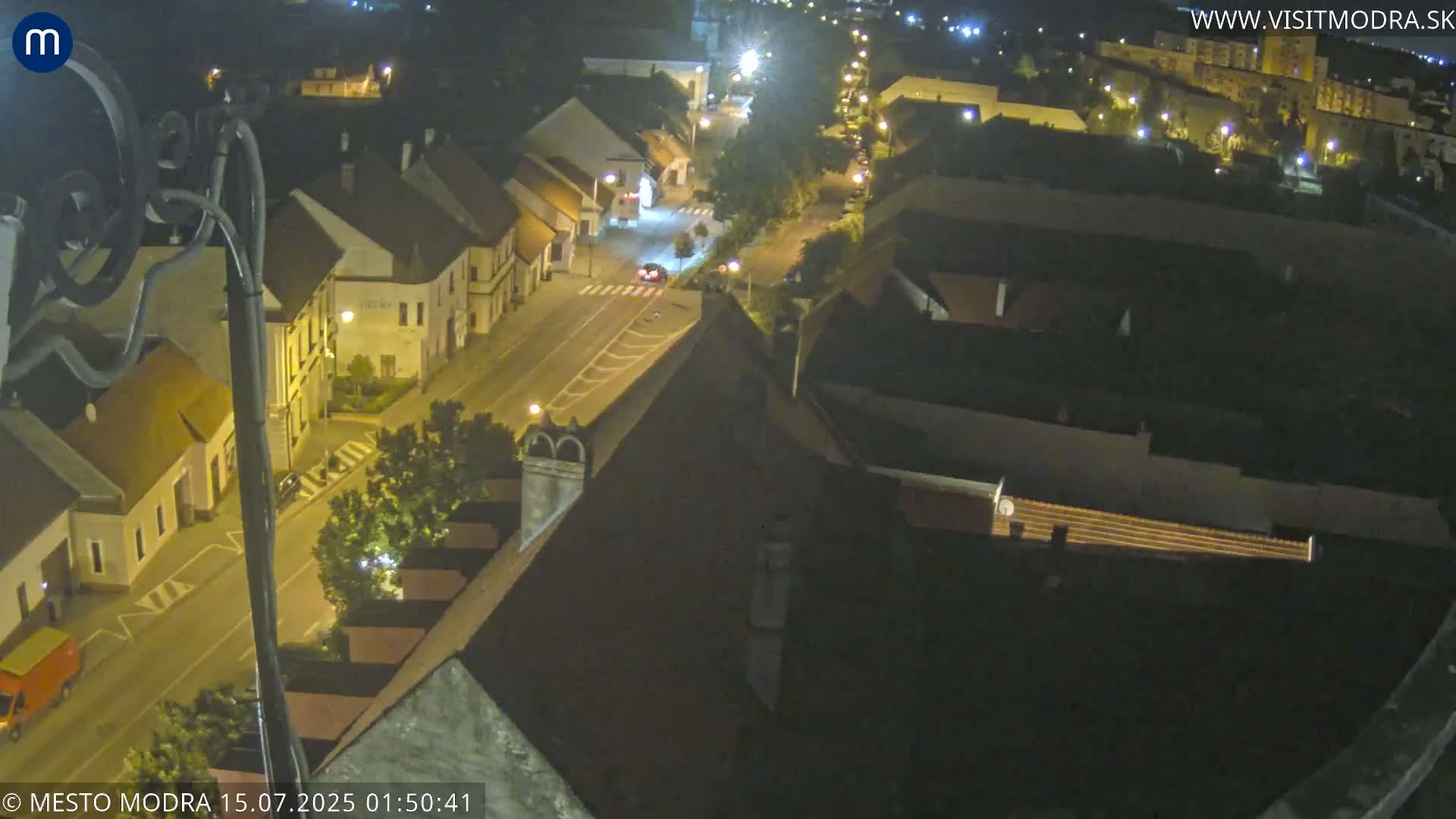 Modra South View Skyline Live Cam - Modra, Okres Pezinok, Bratislava, Slovakia