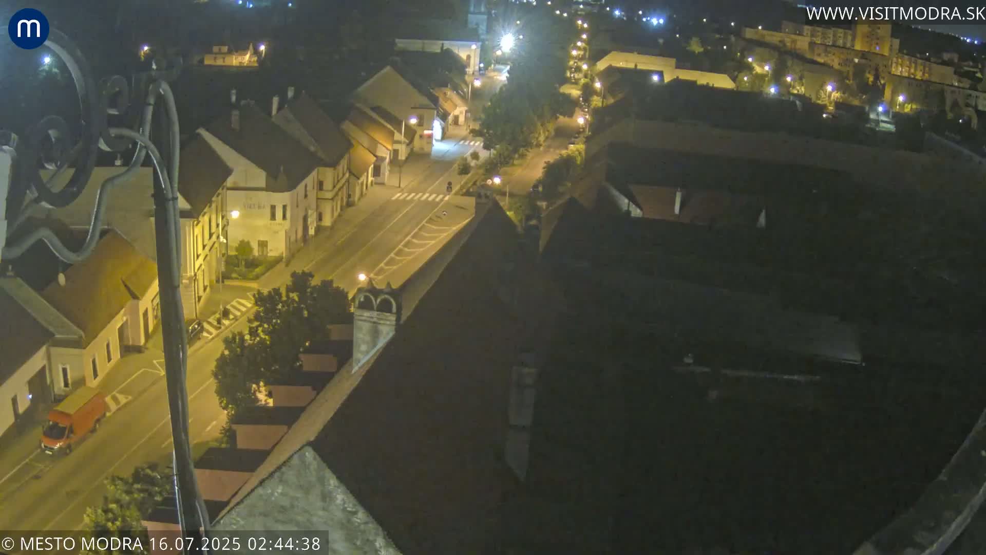 Modra South View Skyline Live Cam - Modra, Okres Pezinok, Bratislava, Slovakia