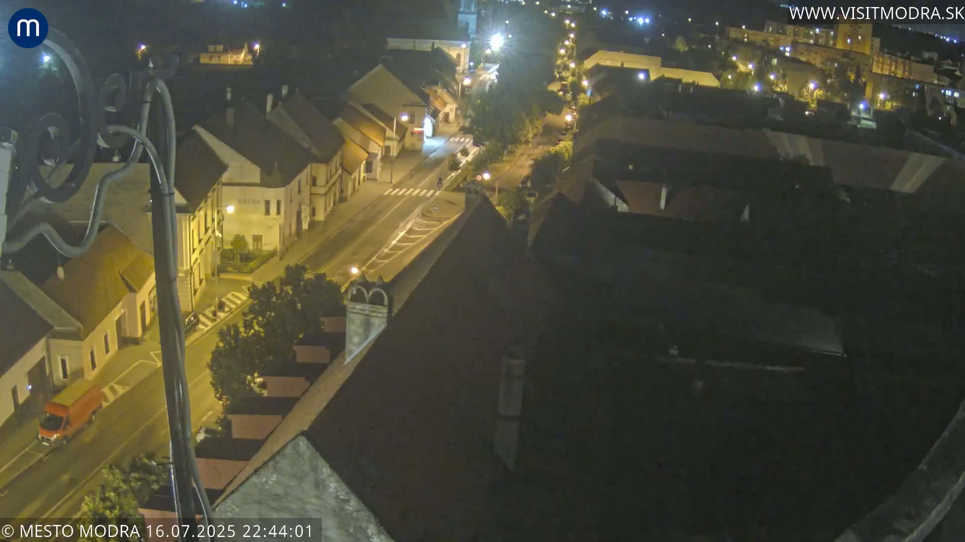 Modra South View Skyline Live Cam - Modra, Okres Pezinok, Bratislava, Slovakia