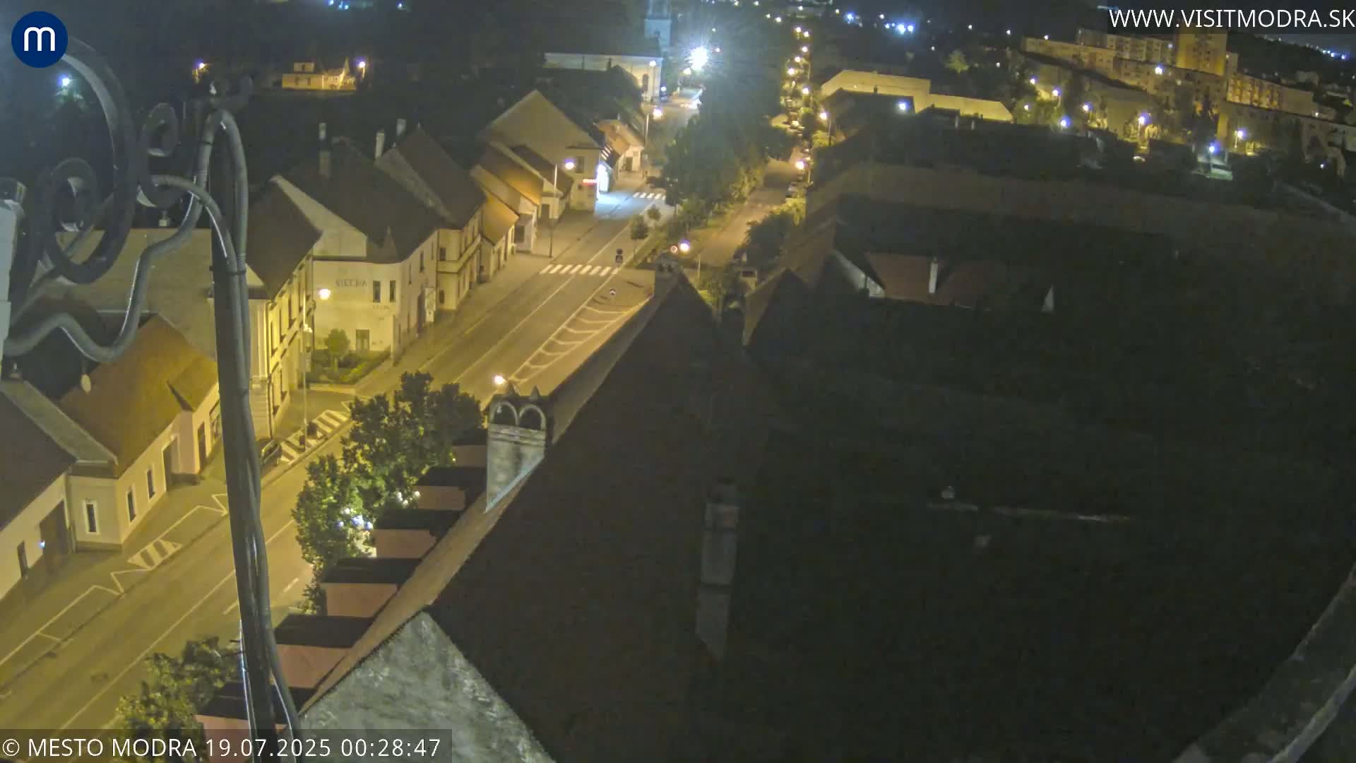 Modra South View Skyline Live Cam - Modra, Okres Pezinok, Bratislava, Slovakia