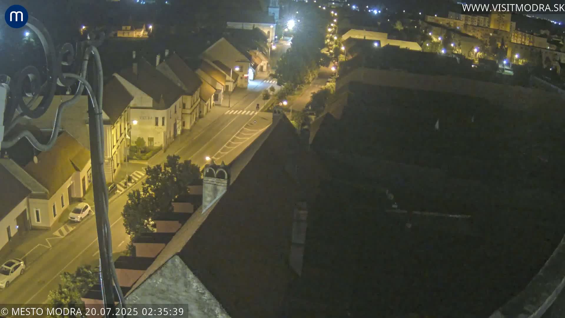 Modra South View Skyline Live Cam - Modra, Okres Pezinok, Bratislava, Slovakia