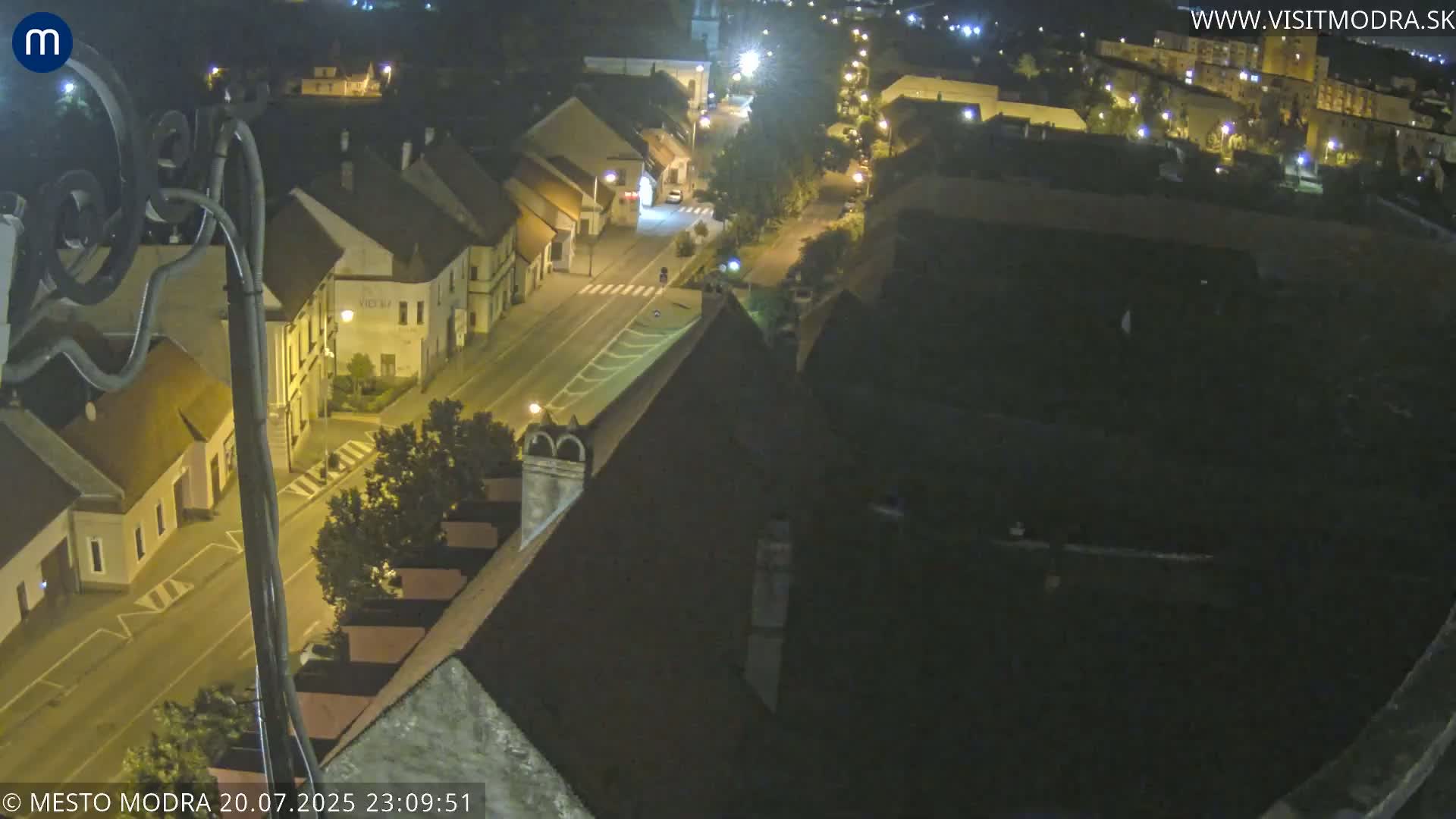 Modra South View Skyline Live Cam - Modra, Okres Pezinok, Bratislava, Slovakia