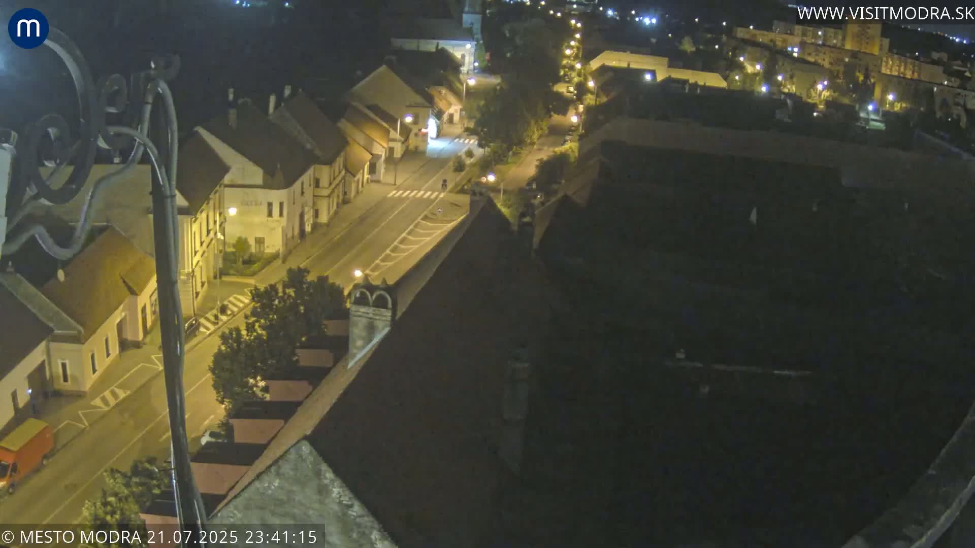 Modra South View Skyline Live Cam - Modra, Okres Pezinok, Bratislava, Slovakia