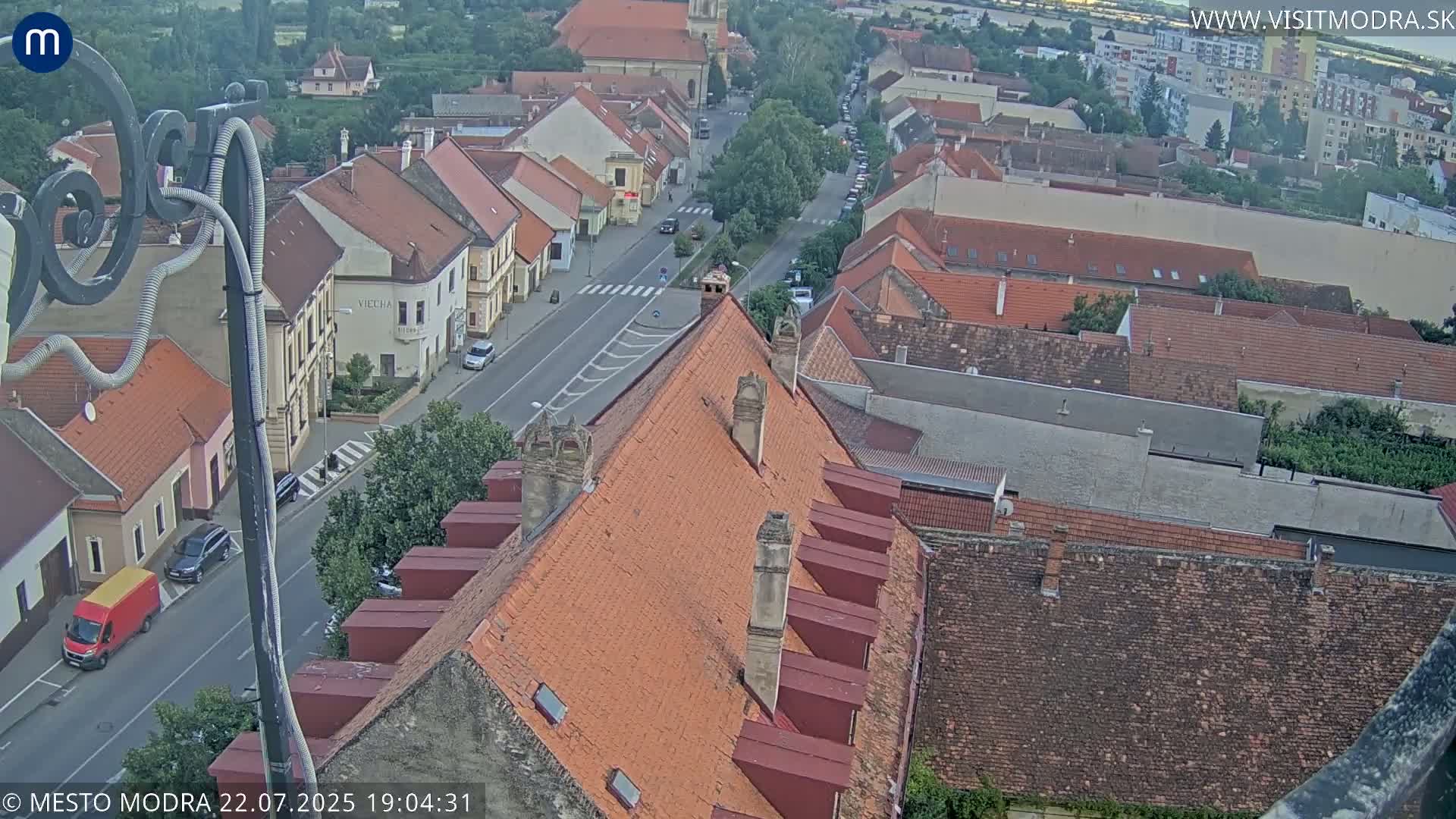 Modra South View Skyline Live Cam - Modra, Okres Pezinok, Bratislava, Slovakia