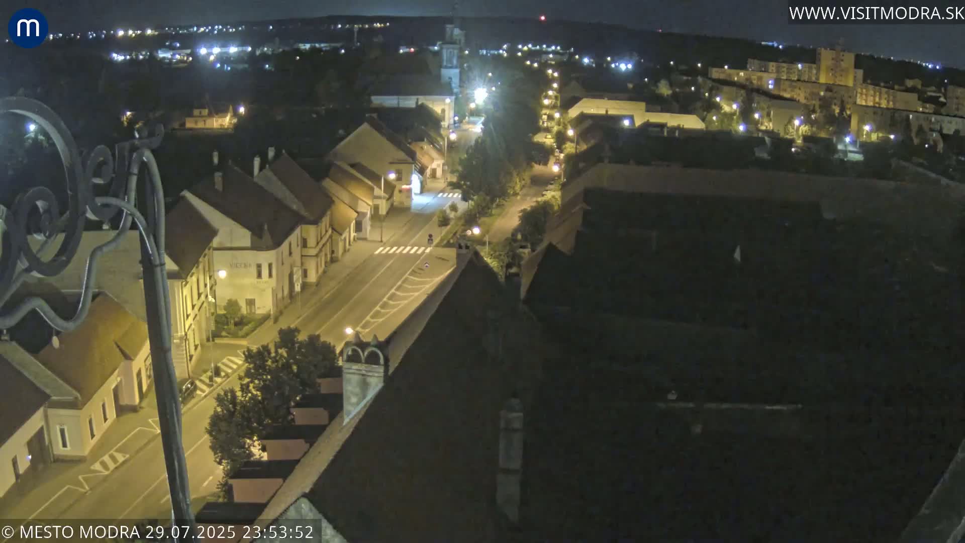 Modra South View Skyline Live Cam - Modra, Okres Pezinok, Bratislava, Slovakia