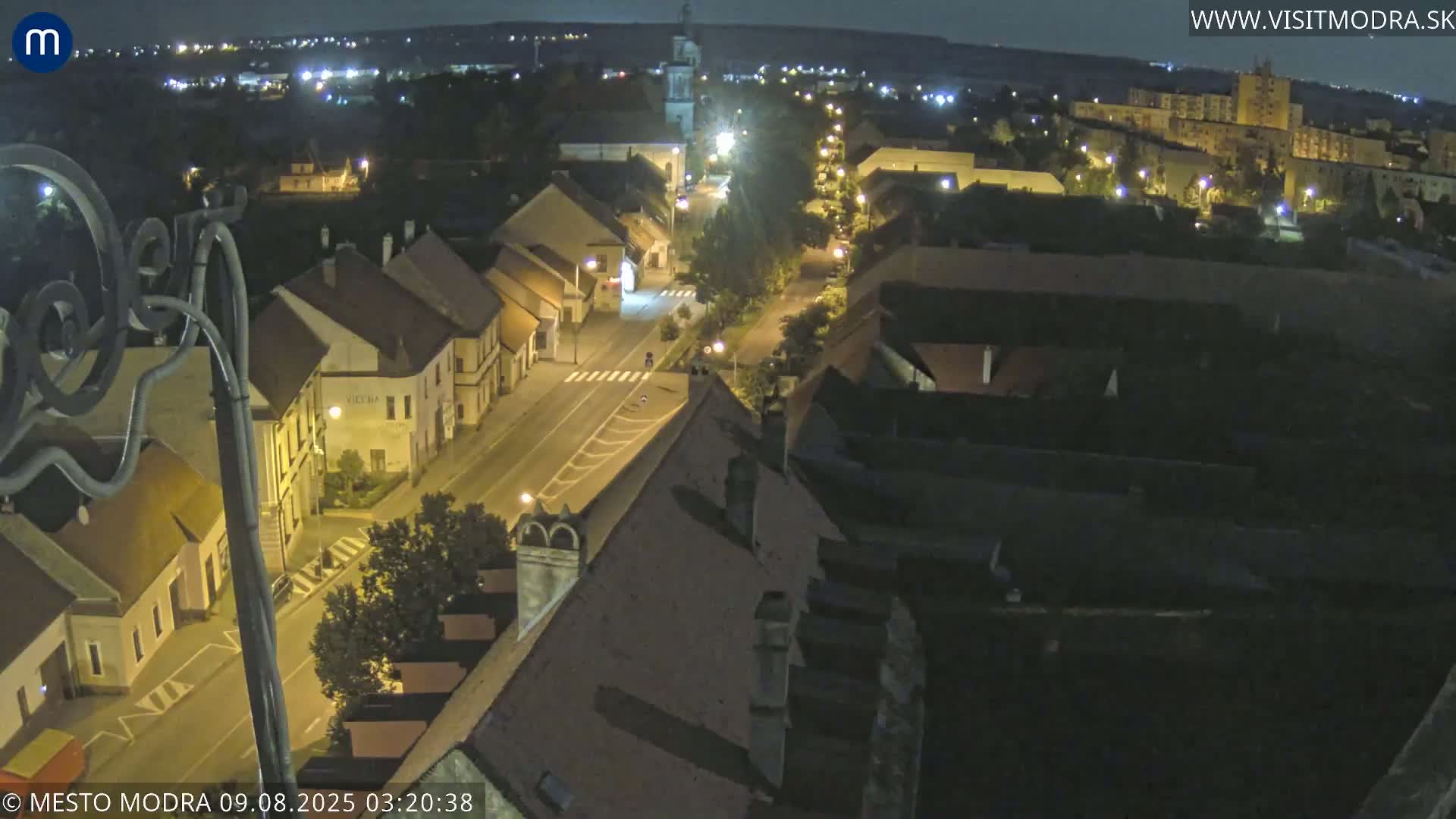 Modra South View Skyline Live Cam - Modra, Okres Pezinok, Bratislava, Slovakia