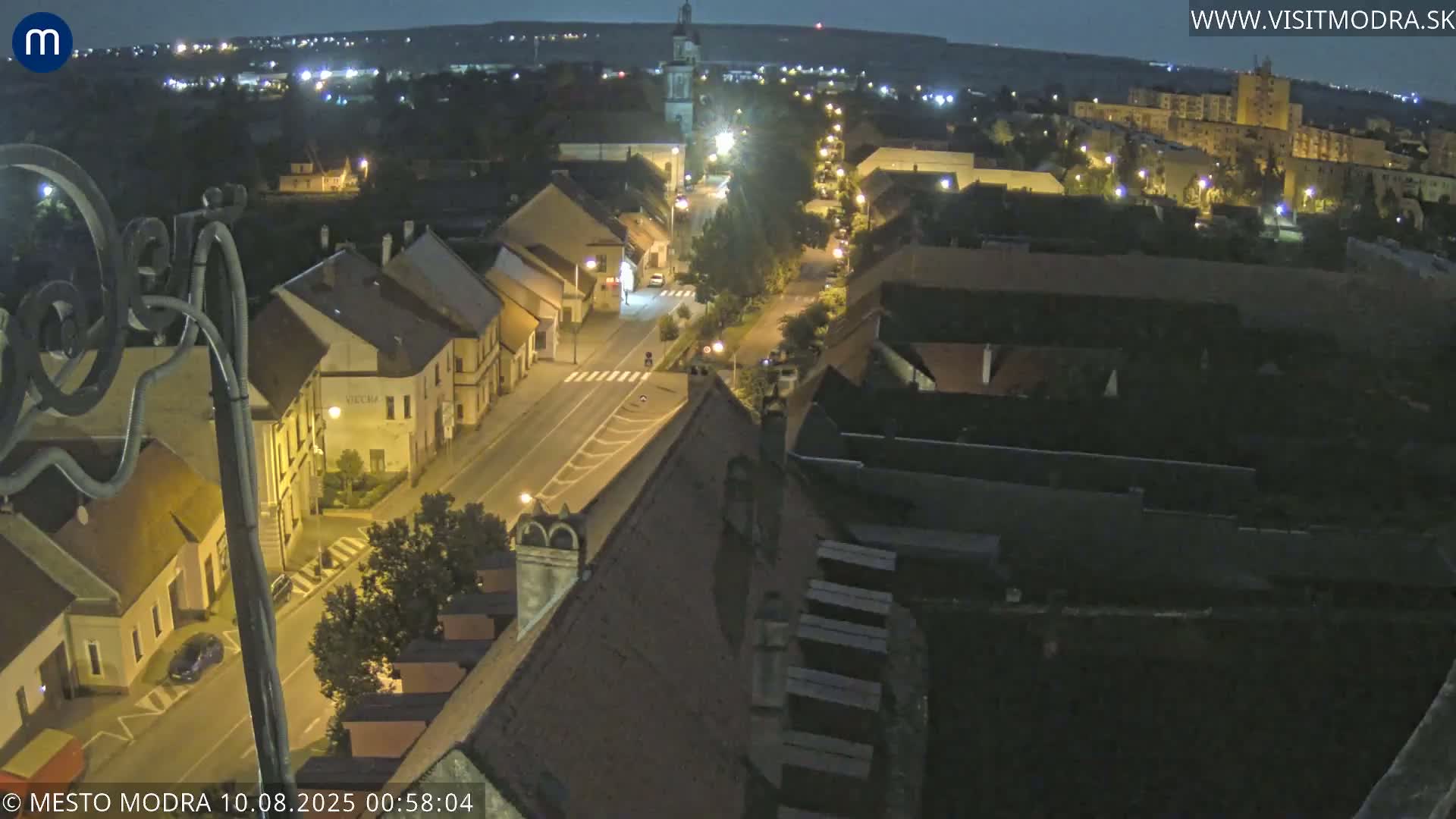 Modra South View Skyline Live Cam - Modra, Okres Pezinok, Bratislava, Slovakia