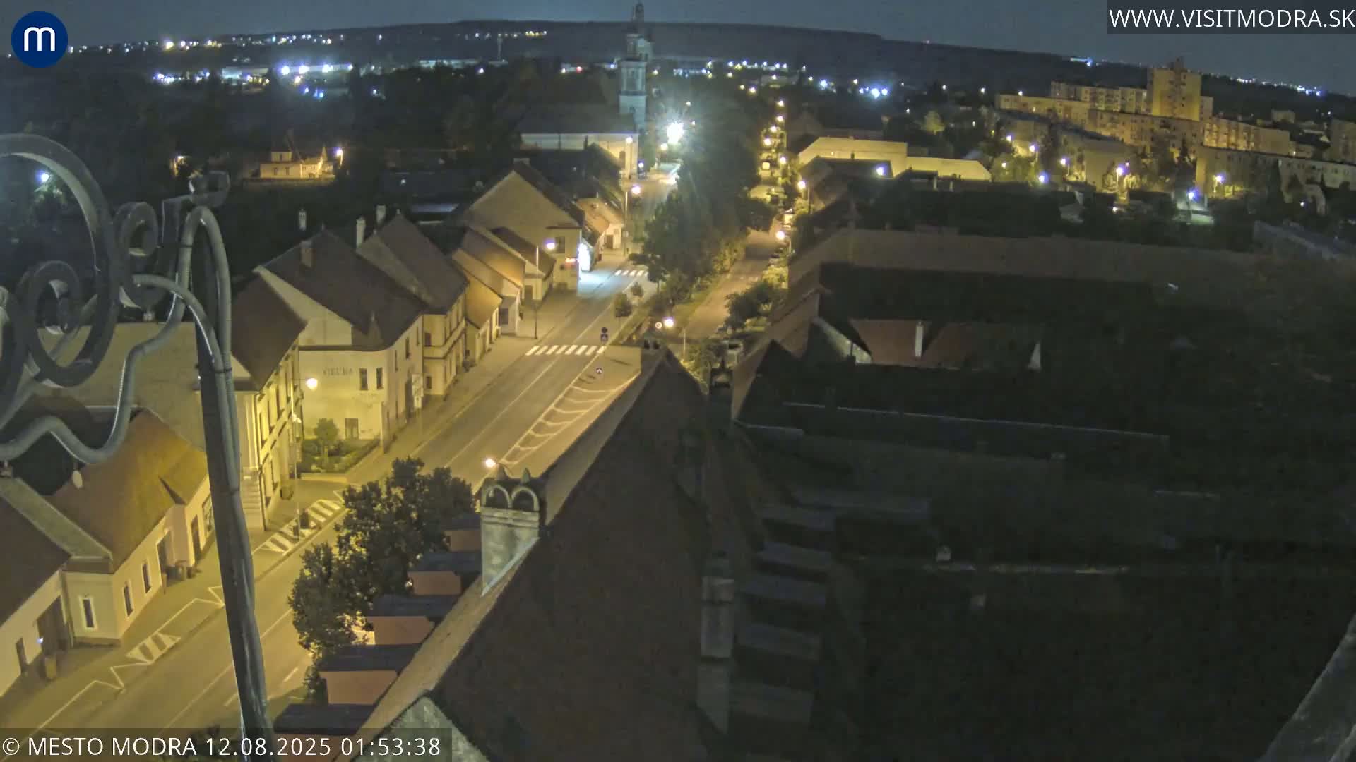 Modra South View Skyline Live Cam - Modra, Okres Pezinok, Bratislava, Slovakia