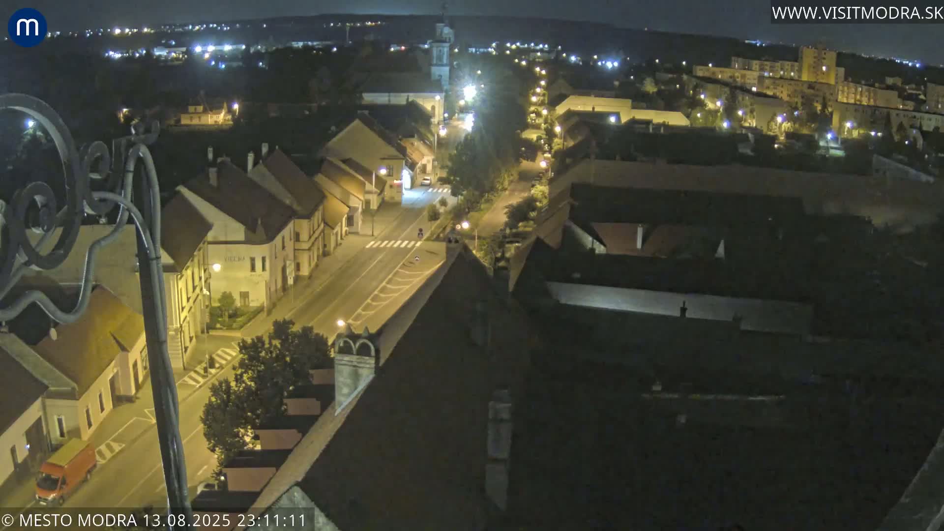 Modra South View Skyline Live Cam - Modra, Okres Pezinok, Bratislava, Slovakia