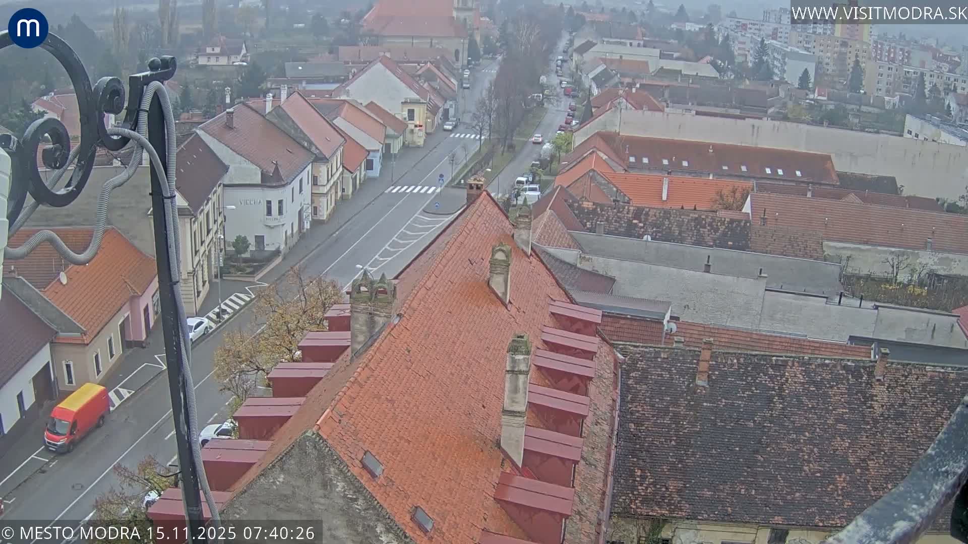 Modra South View Skyline Live Cam - Modra, Okres Pezinok, Bratislava, Slovakia