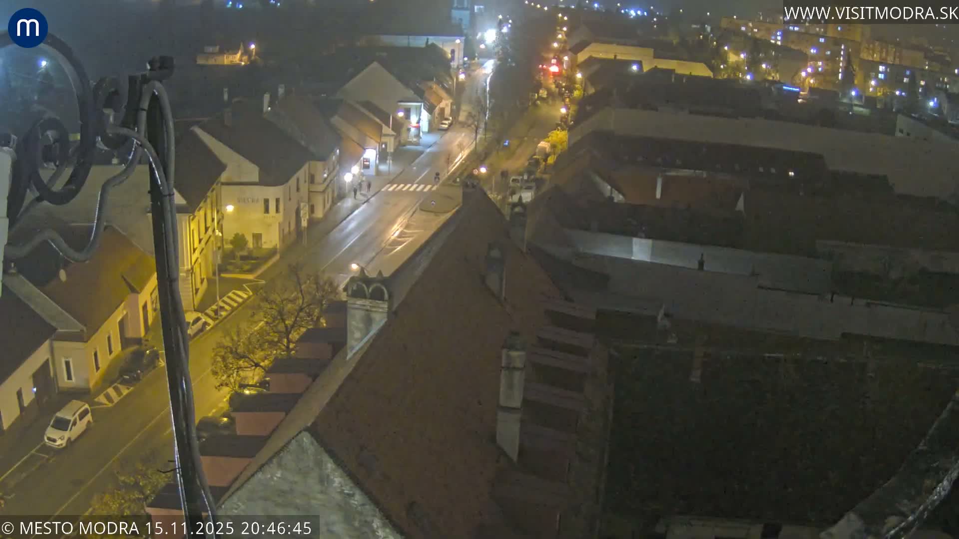 Modra South View Skyline Live Cam - Modra, Okres Pezinok, Bratislava, Slovakia