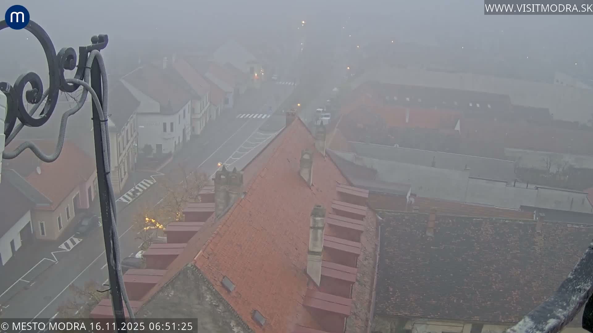 Modra South View Skyline Live Cam - Modra, Okres Pezinok, Bratislava, Slovakia