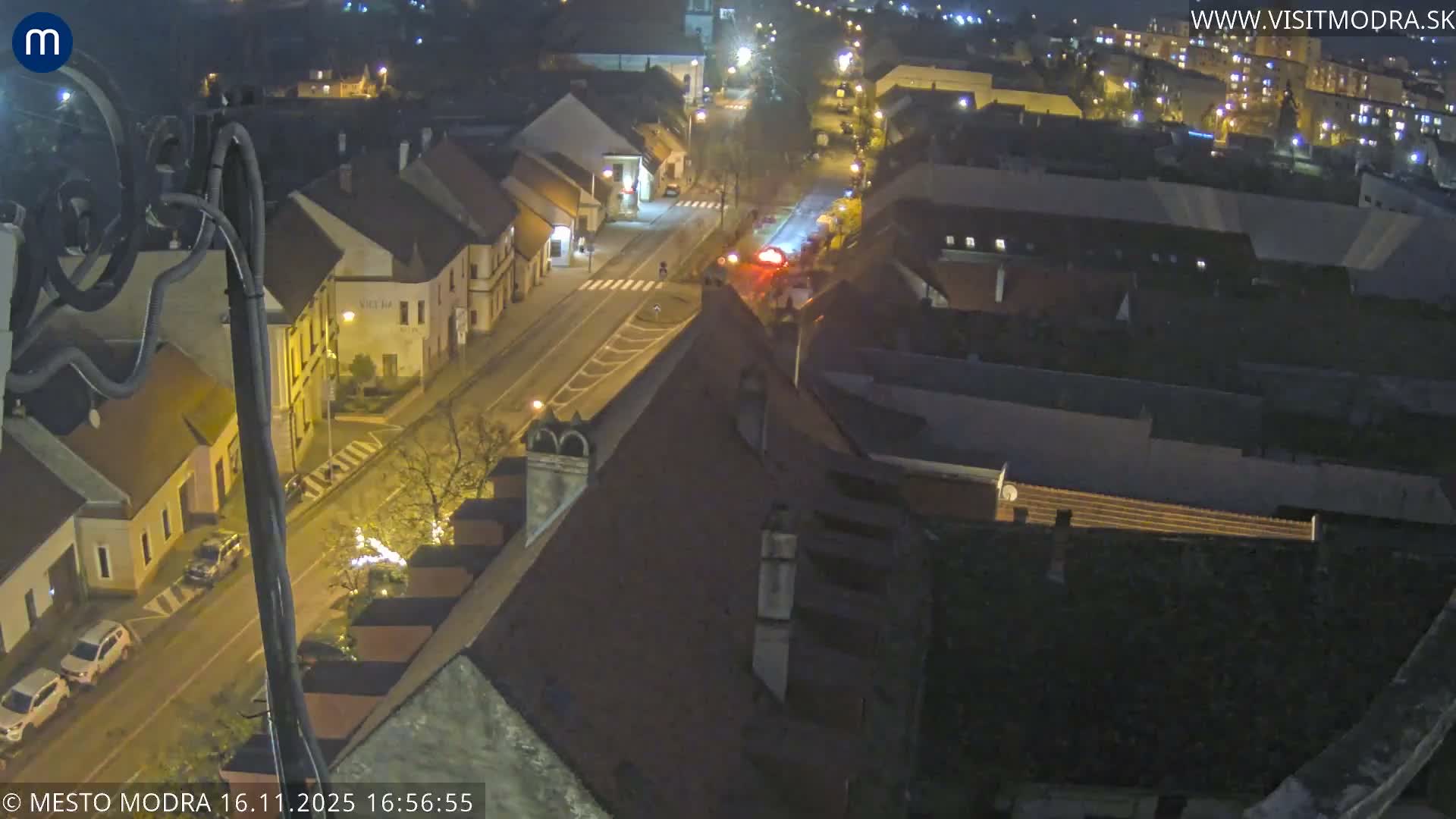 Modra South View Skyline Live Cam - Modra, Okres Pezinok, Bratislava, Slovakia